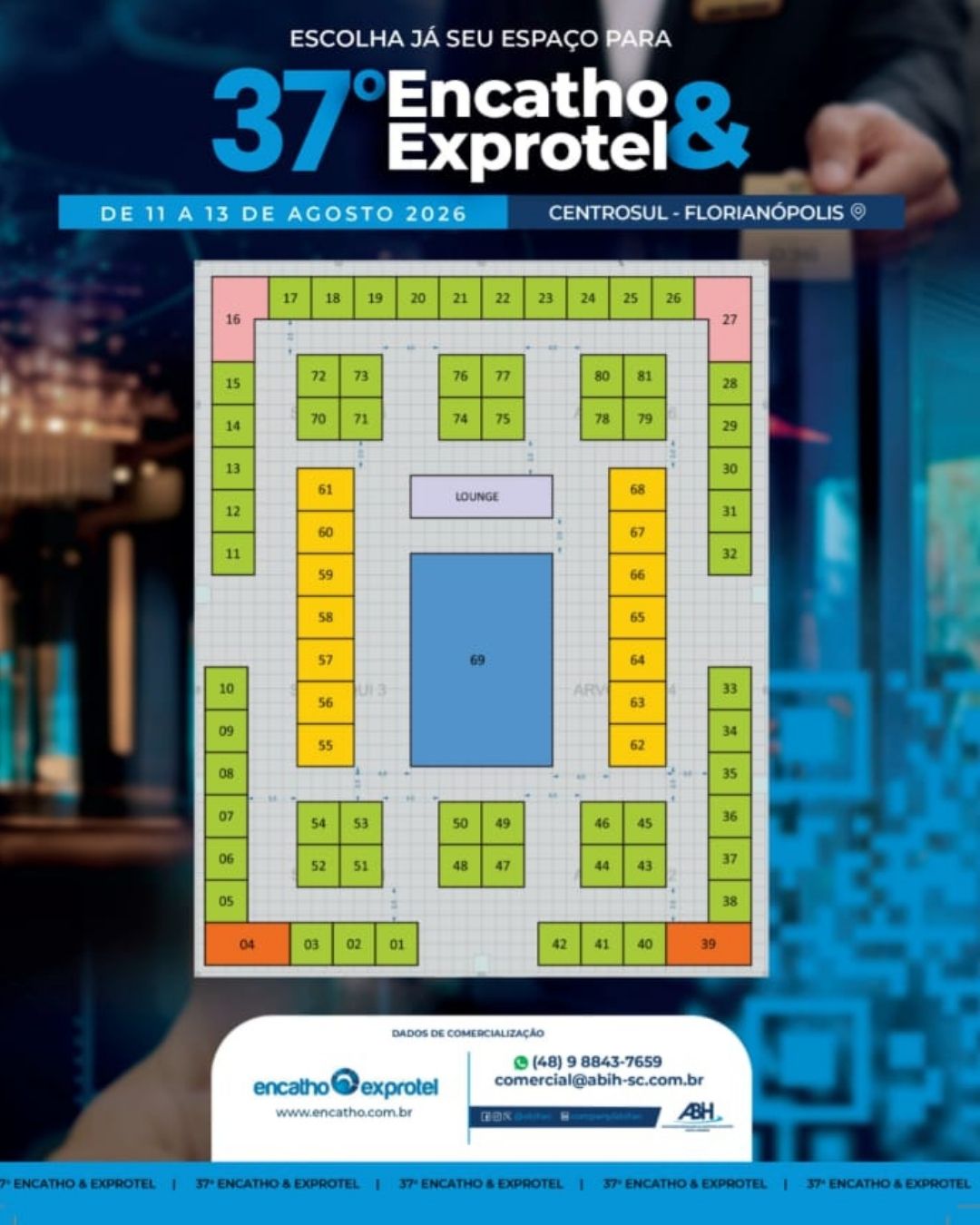 Garanta seu espaçpo