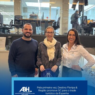 Pela primeira vez, Destino Floripa & Região promove SC para o trade turístico da Espanha