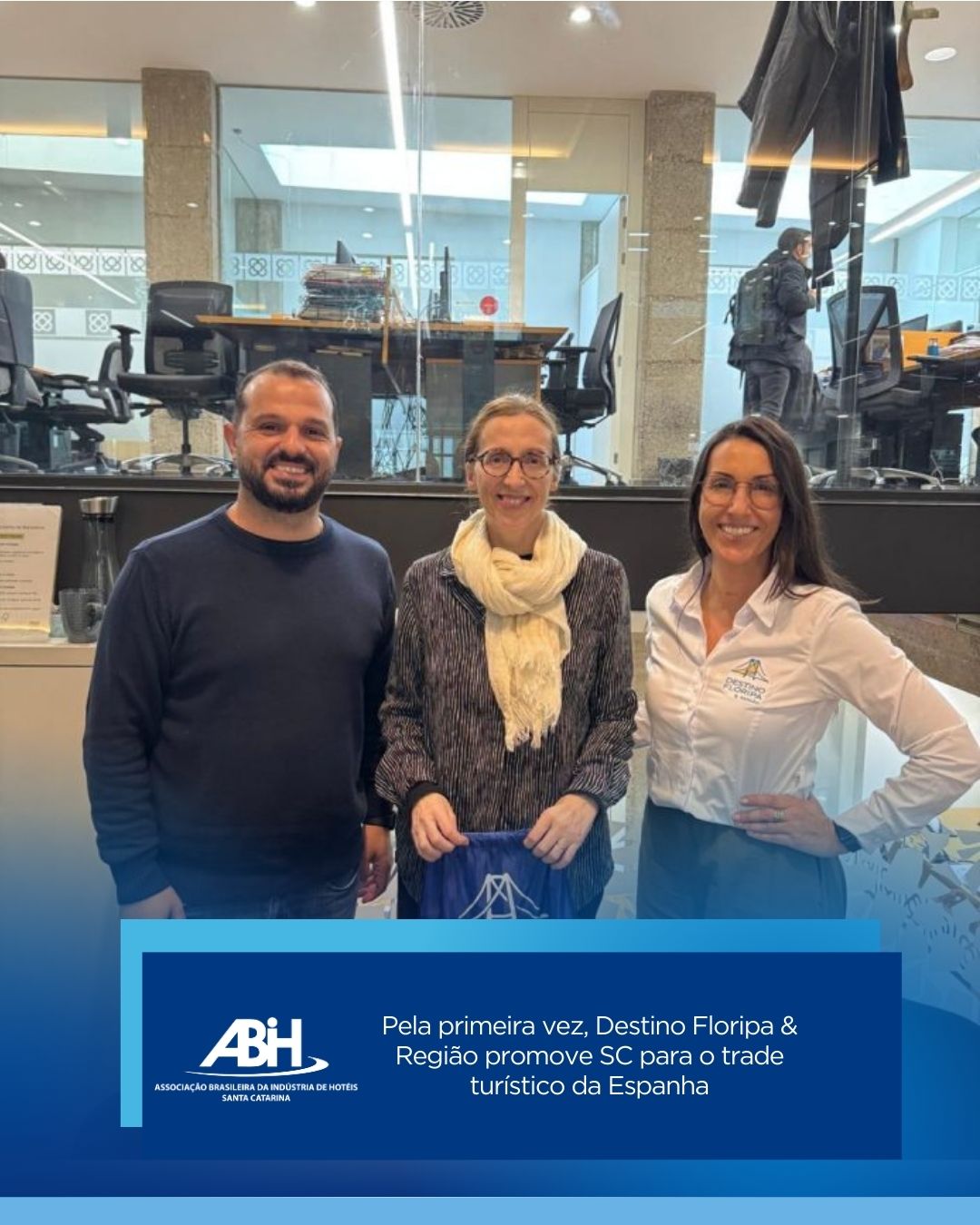 Pela primeira vez, Destino Floripa & Região promove SC para o trade turístico da Espanha
