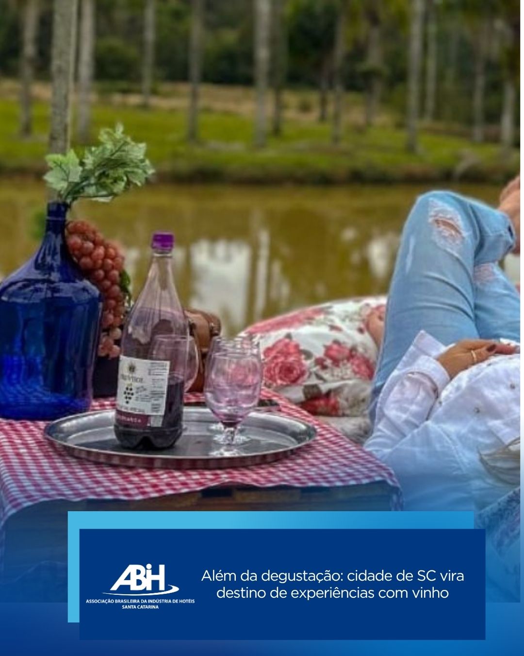 Além da degustação cidade de SC vira destino de experiências com vinho