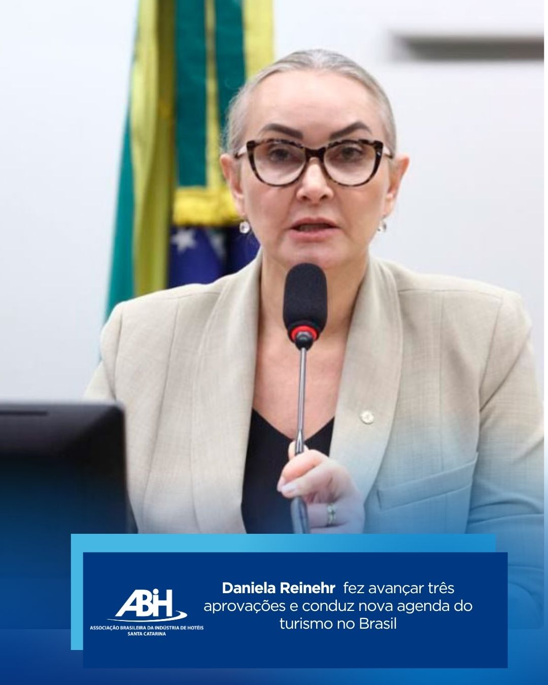 Daniela Reinehr (PL-SC) fez avançar três aprovações e conduz nova agenda do turismo no Brasil