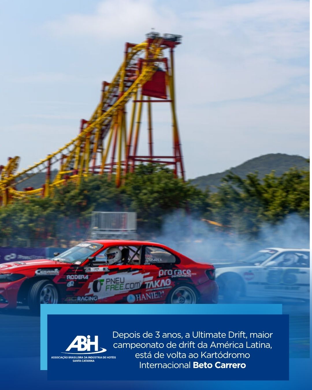 Depois de 3 anos, a Ultimate Drift, maior campeonato de drift da América Latina, está de volta ao Kartódromo Internacional Beto Carrero