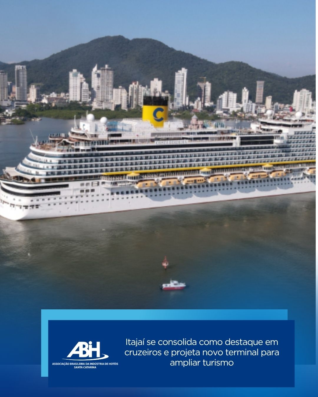 Itajaí se consolida como destaque em cruzeiros e projeta novo terminal para ampliar turismo Itajaí se consolida como destaque em cruzeiros e projeta novo terminal para ampliar turismo