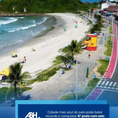 Cidade mais azul do país pode bater recorde e conquistar 6ª praia com selo internacional em SC