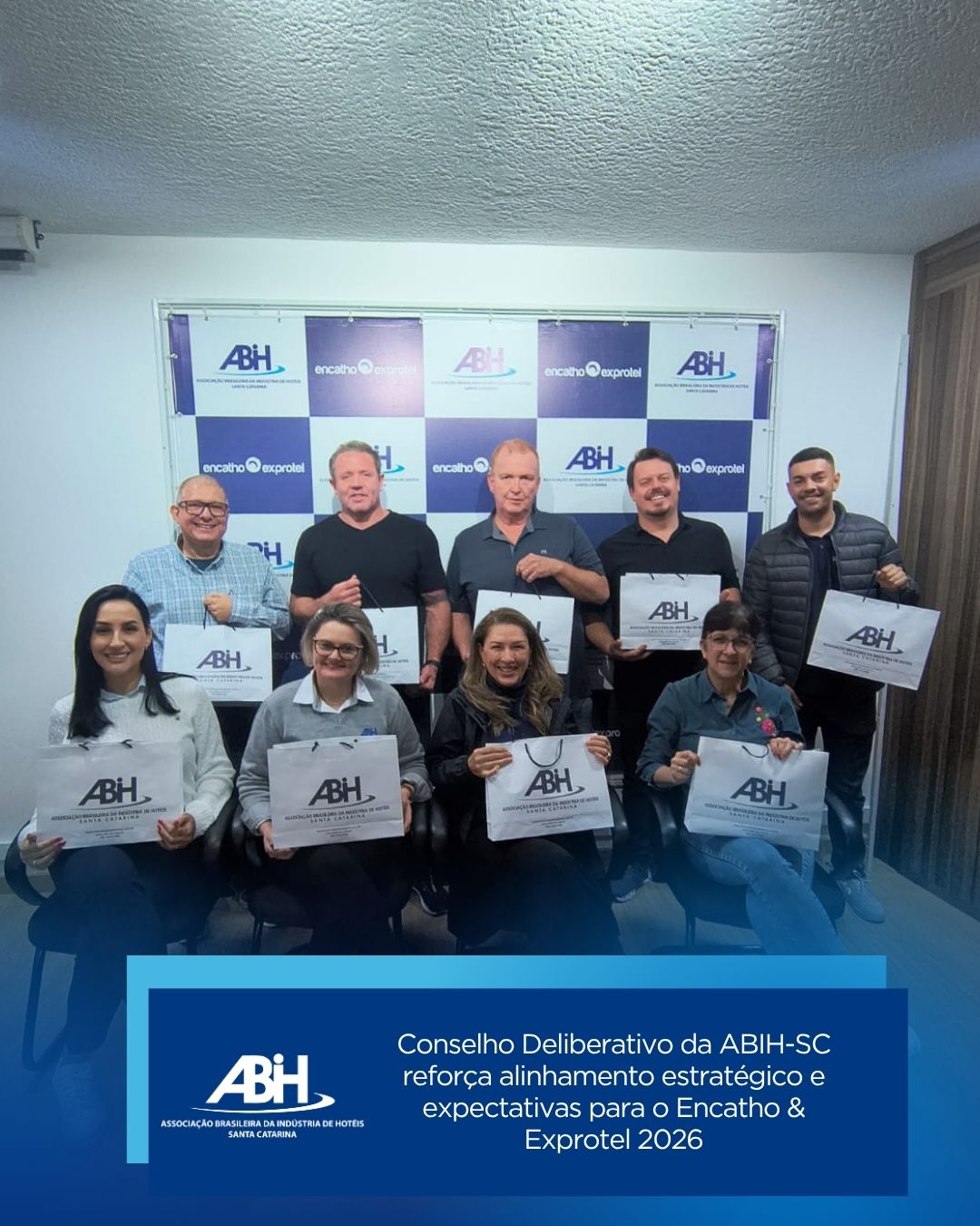 Conselho Deliberativo da ABIH-SC reforça alinhamento estratégico e expectativas para o Encatho & Exprotel 2026