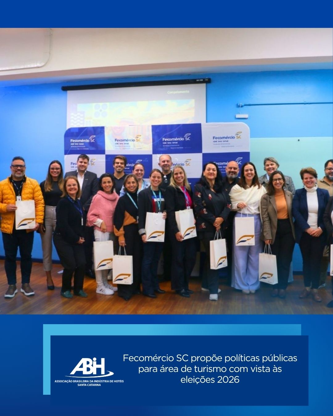 Fecomércio SC propõe políticas públicas para área de turismo com vista às eleições 2026