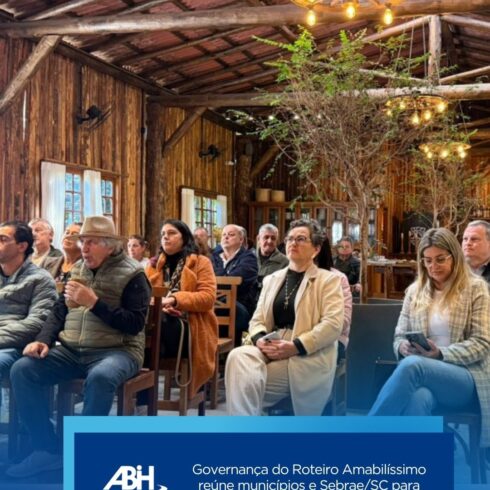 Governança do Roteiro Amabilíssimo reúne municípios e SebraeSC para fortalecer turismo religioso em Santa Catarina