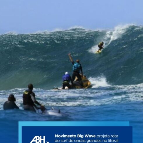 Movimento Big Wave projeta rota do surf de ondas grandes no litoral Sul catarinense