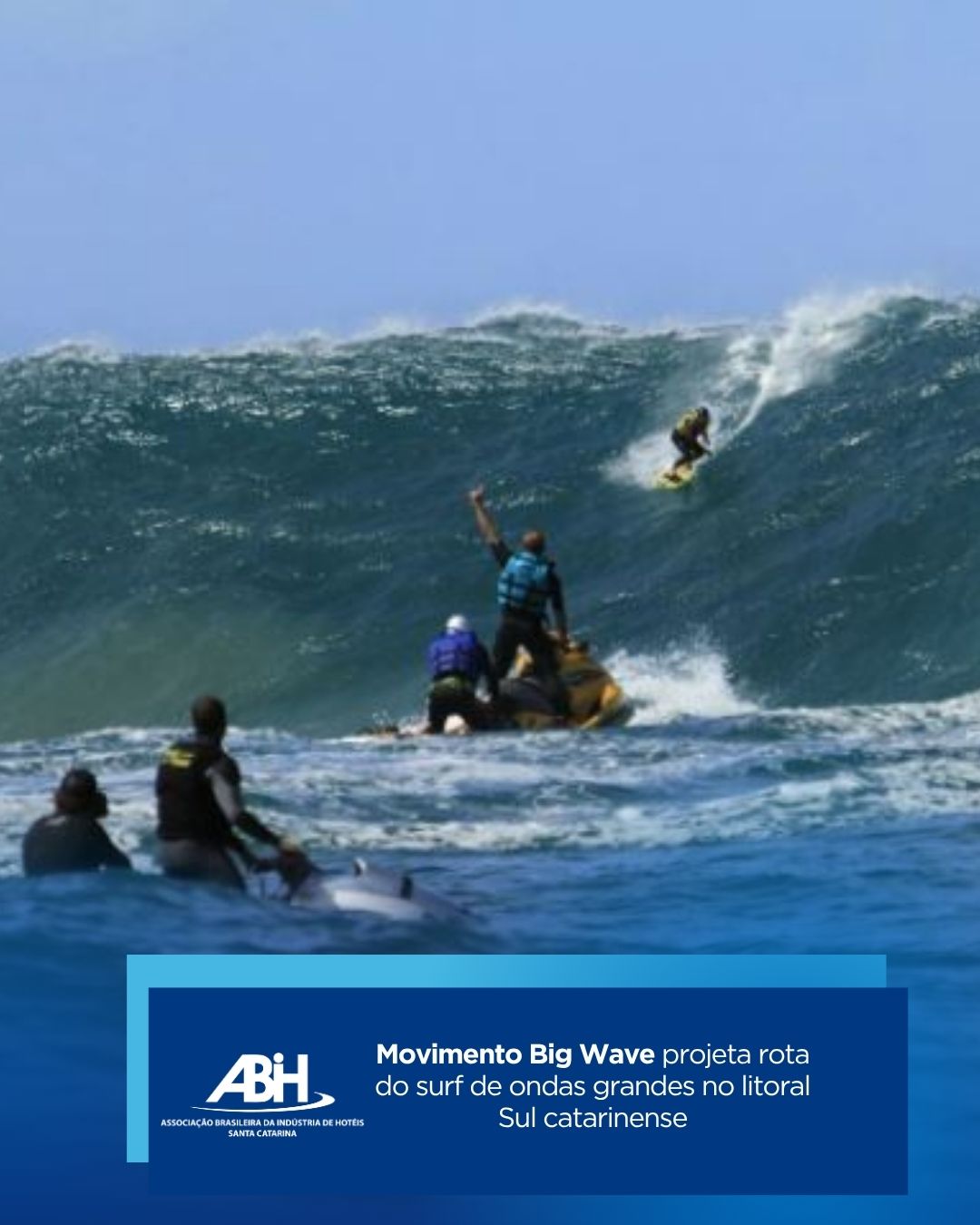 Movimento Big Wave projeta rota do surf de ondas grandes no litoral Sul catarinense