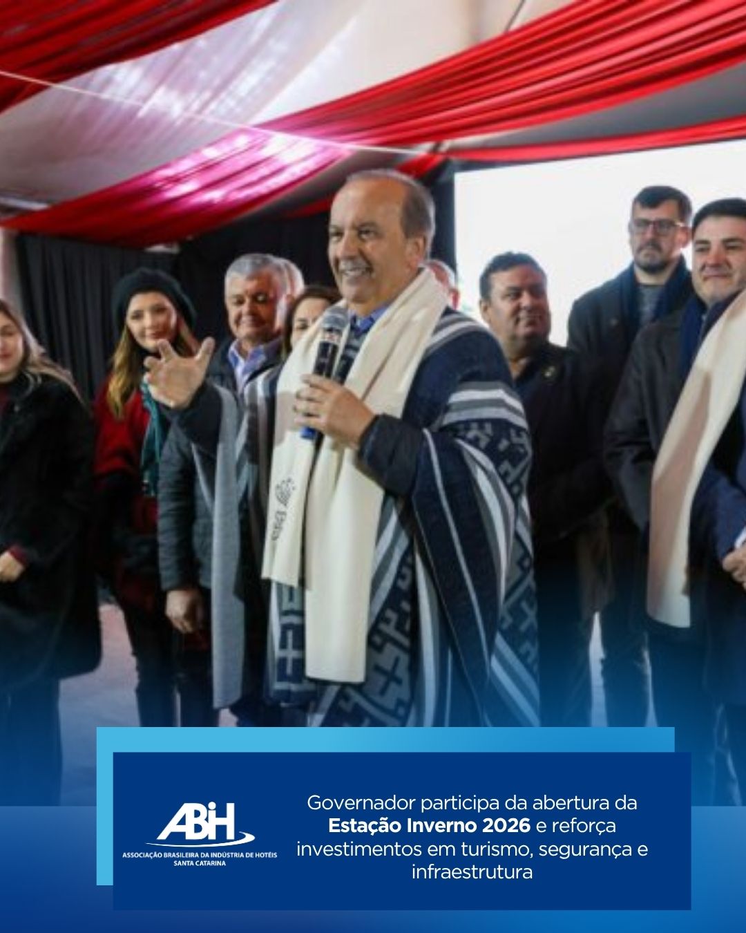 Governador participa da abertura da Estação Inverno 2026 e reforça investimentos em turismo, segurança e infraestrutura