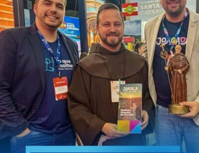 Joaçaba apresenta atrativos do turismo religioso na maior feira católica da América Latina