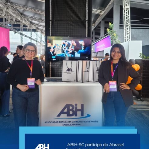 ABIH-SC participa do Abrasel Summit com estande próprio e fortalece conexões com o mercado