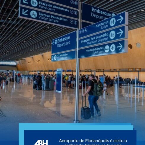 Aeroporto de Florianópolis é eleito o melhor da América do Sul pela primeira vez