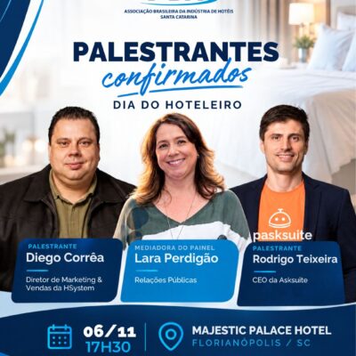 Palestrantes dia do hoteleiro